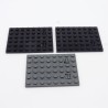 Lego LEG0160 3X 92099 92107 Plate Modified 4x6 Trap and Frame Black Dark Gray