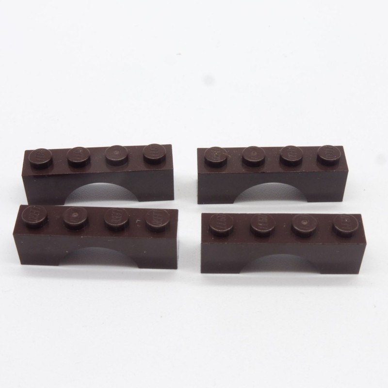 Lego LEG0161 4X 3659 Arch 1x4 Marron Foncé