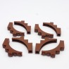 Lego LEG0166 8X 2339 Arch 1x5x4 Brown Red Reddish