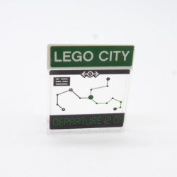 Lego LEG0177 60581pb106 15207 Station Sign with Stickers 60197