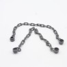 Lego LEG0187 2X 30104 Chain 21 Links Dark Gray