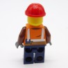 Lego CTY0584 Figurine Homme Travaux Train 60098