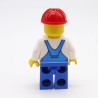 Lego CTY0555 Figurine Homme Travaux Train 60098 Jambes un peu abimées