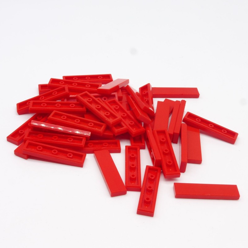 Lego LEG0451 47X 2431 Tile Tuile 1x4 Rouge Red