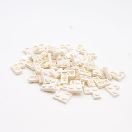 Lego LEG0492 50X 2420 Plate 2x2 Corner White Blanc