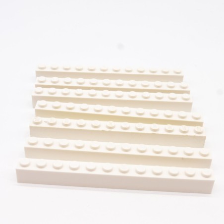 Lego LEG0501 7X 6112 Brick 1x12 White White