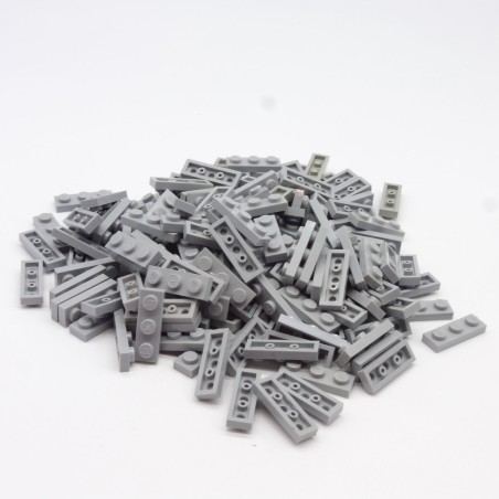 Lego LEG0532 167X 3623 Plate 1x3 Light Bluish Gray Gris Clair Léger Jaunissement possible