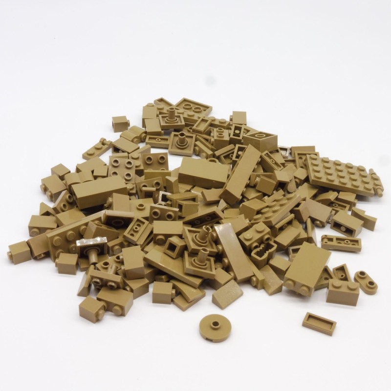 Lego LEG0539 Big Lot of Small Pieces Dark Tan Dark Beige 118g Bulk