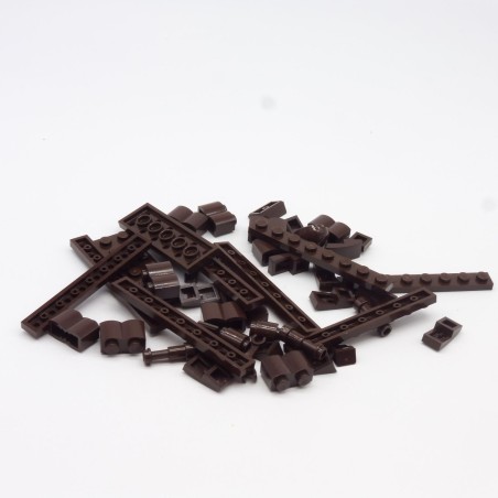 Lego LEG0548 Gros Lot de Petites Pièces Dark Brown Marron Foncé 28g Vrac