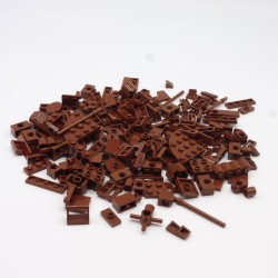 Lego LEG0552 Big Lot of Small Pieces Red Brown Reddish Brown 92g Bulk