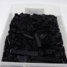 Lego LEG0563 Gros Lot de Bricks Briques Plates Plaques Noir Black Mix Size 50g Vrac