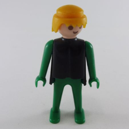 Playmobil Homme Vert et Noir Bras Vert Mains Fixes 3231 3292 3375 3440 3447