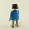 Playmobil Homme Bleu et Gris Foncé Vintage Mains Fixes