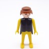 Playmobil 16717 Homme Noir et Jaune Bras Jaunes Mains Fixes