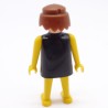 Playmobil Homme Noir et Jaune Bras Jaunes Mains Fixes