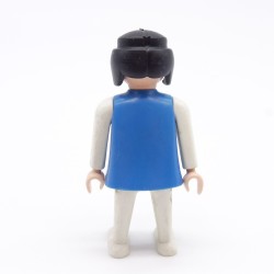 Playmobil Femme Blanc et Bleu Bras Blancs