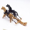 Playmobil 35953 Attelage 2 Chevaux Chariot Diligence Vintage Casse sur Timon 3245 3278