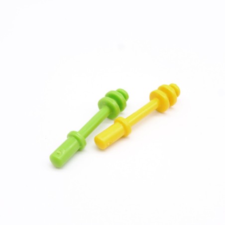 Playmobil 36139 Lot de 2 Petites Antennes Verte et Jaune 3280 3281