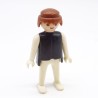 Playmobil 36142 Homme Blanc et Noir Bras Blancs Mains Fixes un peu sale