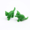 Playmobil 36305 Lot de 2 Petits Chats Verts