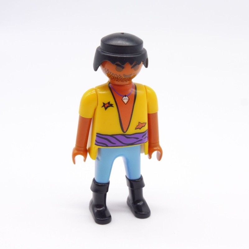 Playmobil 21677 Hispanic Men Blue Yellow Purple Black Boots