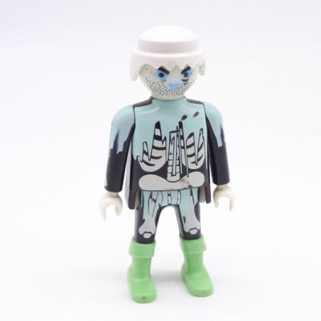 Playmobil 19106 Pirate Fantome bleu ciel Bottes Vert Pale un peu usé