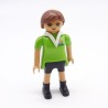 Playmobil 7166 Femme Haut Vert Col Blanc Rangers noires CAMPING