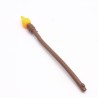 Playmobil 11797 Lance Marron avec Flamme