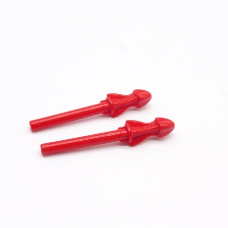 Playmobil 11041 Lot de 2 Petits Projectiles Rouges