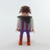 Playmobil 26857 Playmobil Homme Viking Violet et Gris Bottes Oranges Col Fourrure Gris