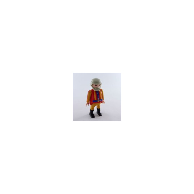 Playmobil 1490 Playmobil Man Knight Yellow Red and Blue Big Belly