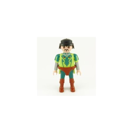 Playmobil 21823 Playmobil Homme Chevalier du Dragon Vert Bottes Marrons