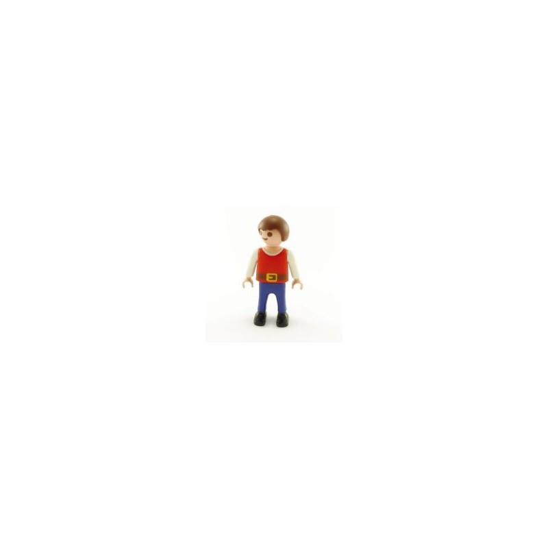 Playmobil 21952 Playmobil Child Blue Boy and Red Belt Chestnut 4333