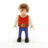 Playmobil 21952 Playmobil Child Blue Boy and Red Belt Chestnut 4333