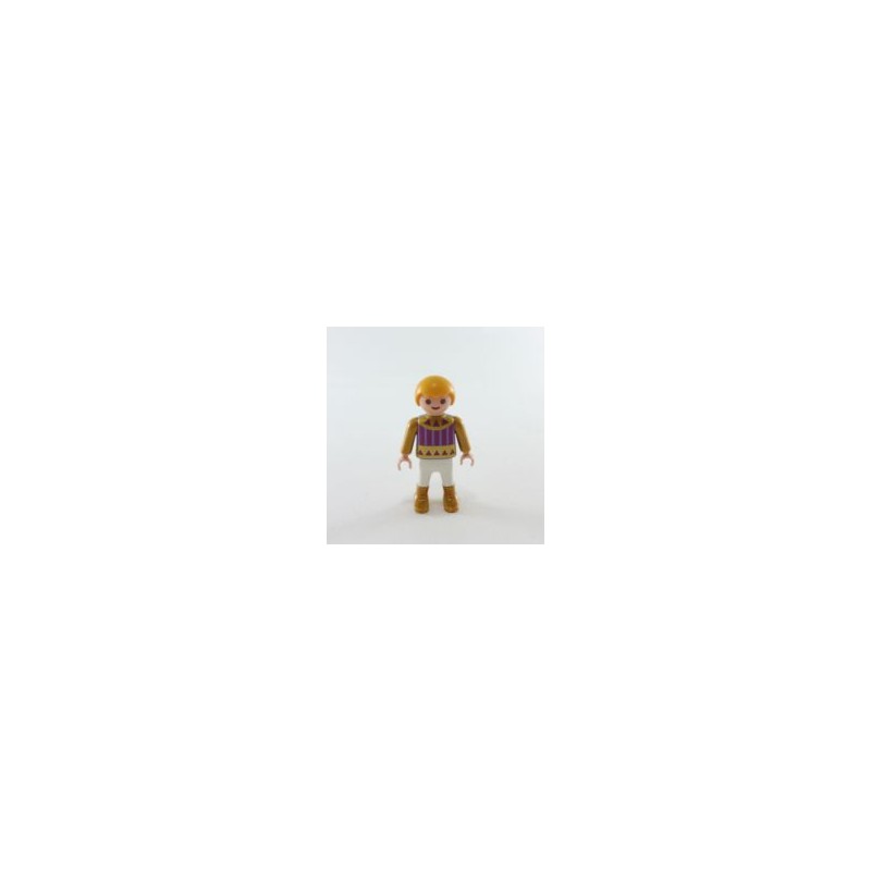 Playmobil 26878 Playmobil Child Boy Viking White Purple and Golden 3154