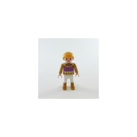 Playmobil 26878 Playmobil Child Boy Viking White Purple and Golden 3154