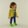 Playmobil 15470 Playmobil Femme Moderne Bleu et Jaune avec Gilet Jaune