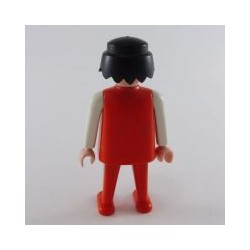 Playmobil Homme Rouge avec Bras Blancs