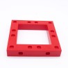 Playmobil 36646 Plaque de Sol Carré Creux 900mm Rouge System X 3218 3254