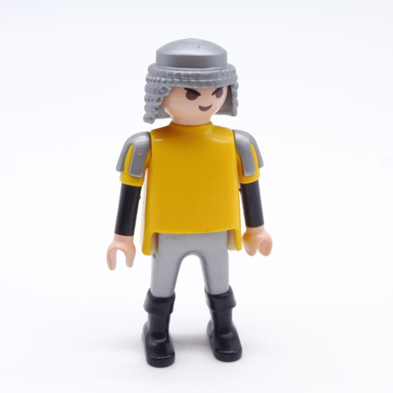 Playmobil 36687 Homme Chevalier Jaune Noir et Argent Bottes Noires