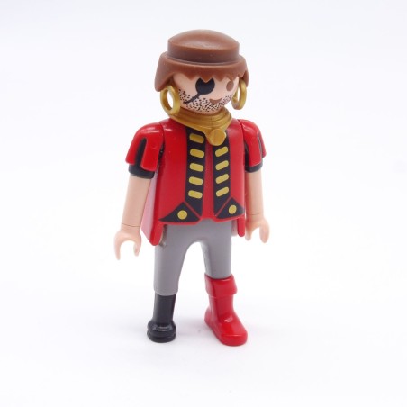 Playmobil 36705 Homme Officier Capitaine Pirate avec Jambe de Bois