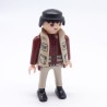 Playmobil 36715 Homme Marron et Gris Gilet Gris