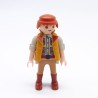 Playmobil 36718 Men's Gray and Brown Dark Orange Vest Brown Boots