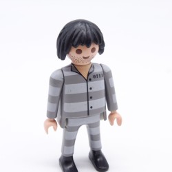 Playmobil 36725 Gray Man Gray Outfit Prisoner Bagnard 0711