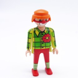 Playmobil 36726 Homme Clown Rouge Vert Jaune Nez Clown