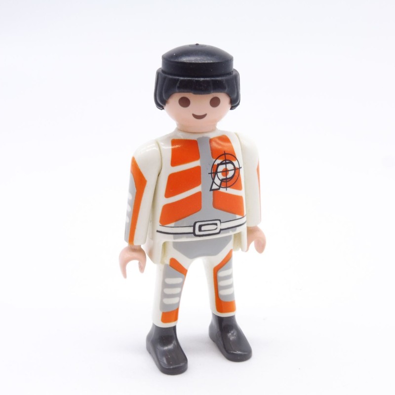 Playmobil 36738 Homme Blanc et Orange Top Agent 4875