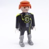 Playmobil 36741 Man Gray Black Yellow Space Secret Agent Spy