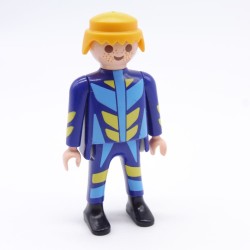 Playmobil 36743 Homme Bleu et Jaune Bottines Noires