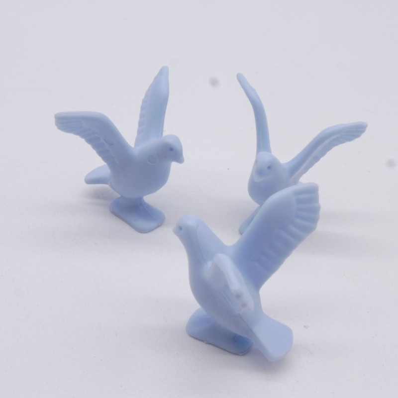 Playmobil 36777 Set of 3 Blue Pigeons