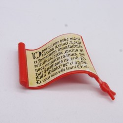 Playmobil 36825 Vintage Red Parchment with slightly worn Latin writing